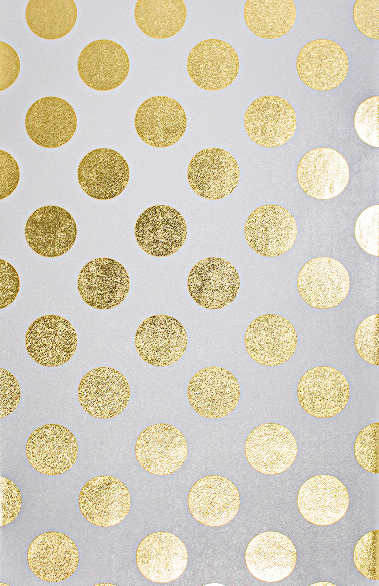 Gold/White Large Dots