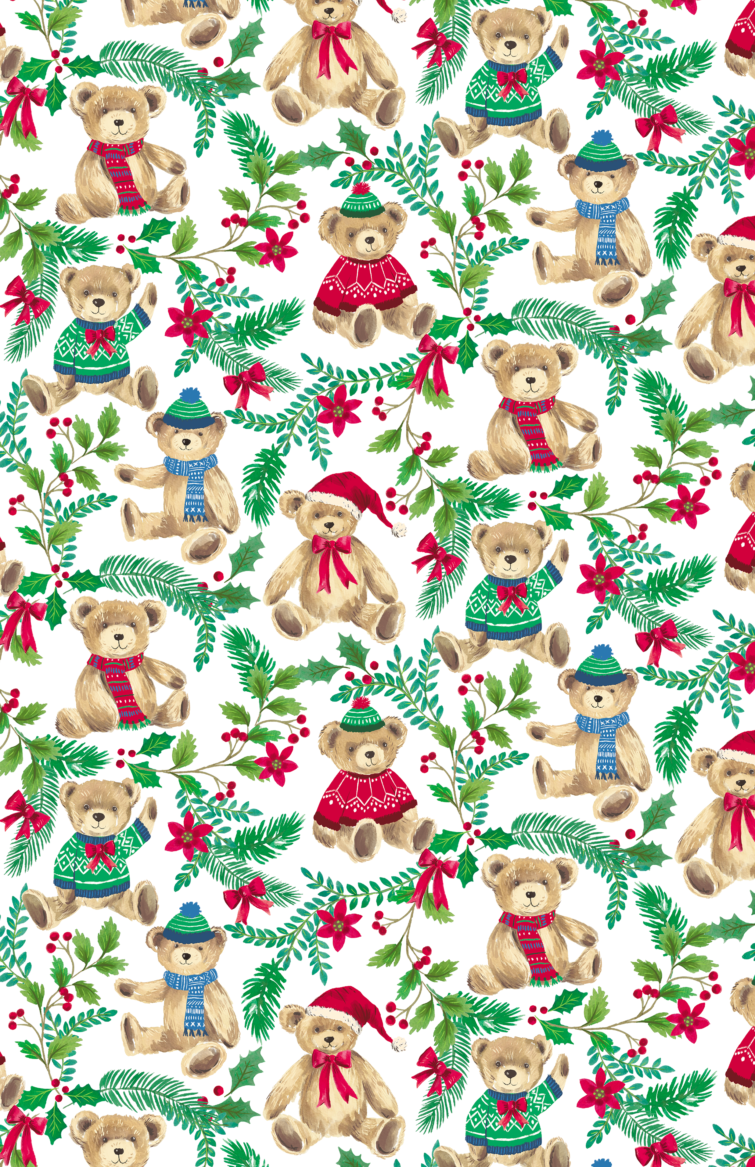 Christmas Polo Bears